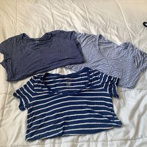 Lot of 3 American Eagle Soft Sexy V Neck Tee Shirt